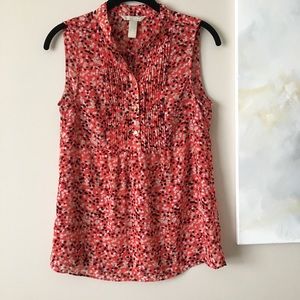 Banana Republic Mandarin Collar Blouse